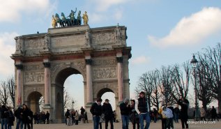 Axe historique, Arc de Triomphe du Carrousel, Paris, France (2)